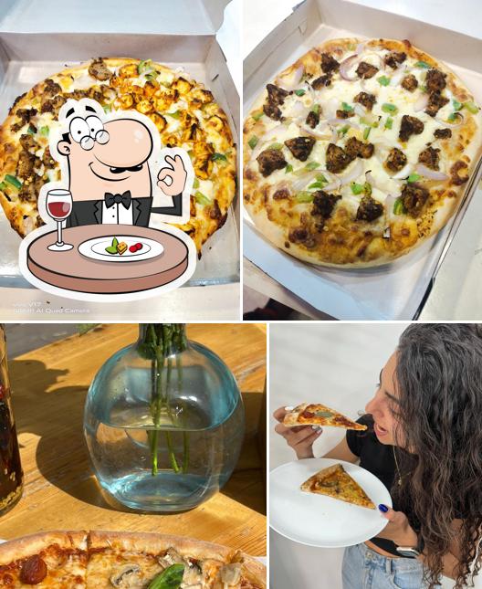 Meals at Boost pizza shop