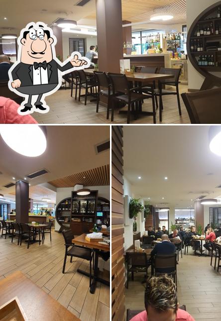 Gli interni di Marelet Osteria Contemporanea