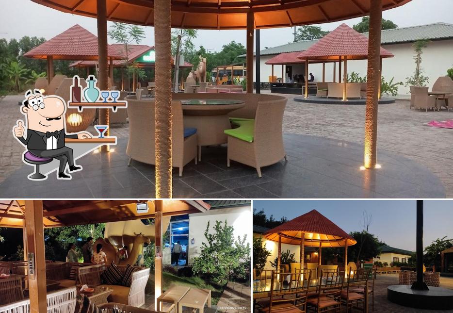 Take a seat at one of the tables at Bagicha - By Dayal Bagh