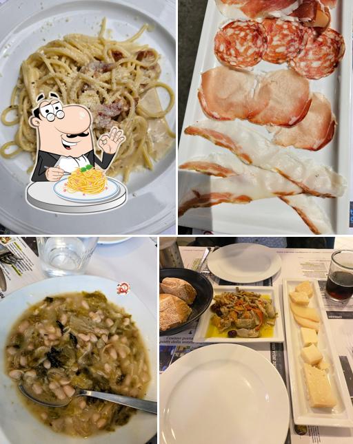 Spaghetti alla carbonara al Cirispaccio