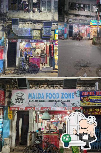 The exterior of Malda food zone