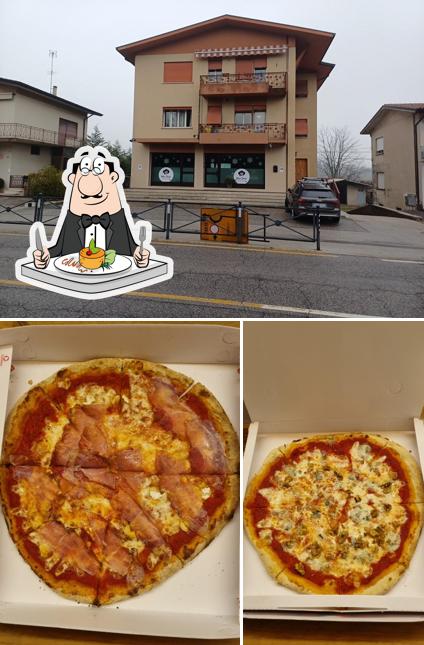 Questa è la immagine che presenta la cibo e esterno di Noi Due - Gastronomia e pizzeria
