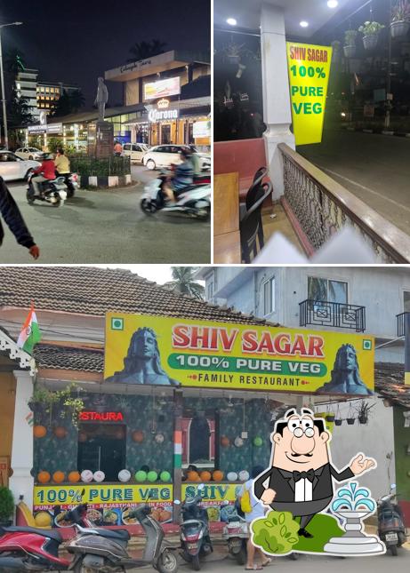 The exterior of Shiv Sagar 100% Pure Veg Family Restaurant