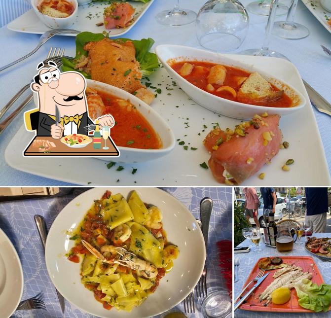 Guarda la immagine che mostra la cibo e esterno di Ristorante La Carretta