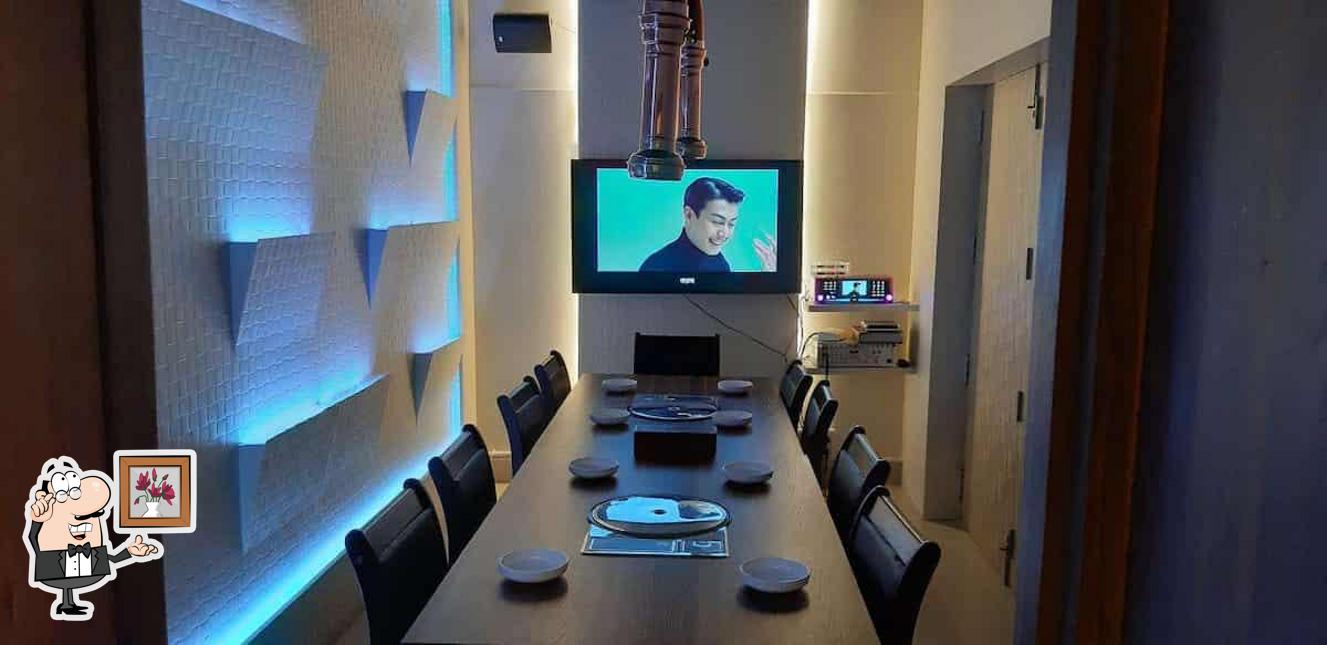 The interior of Jang Won Korean And Japanese Barbecue Restaurant