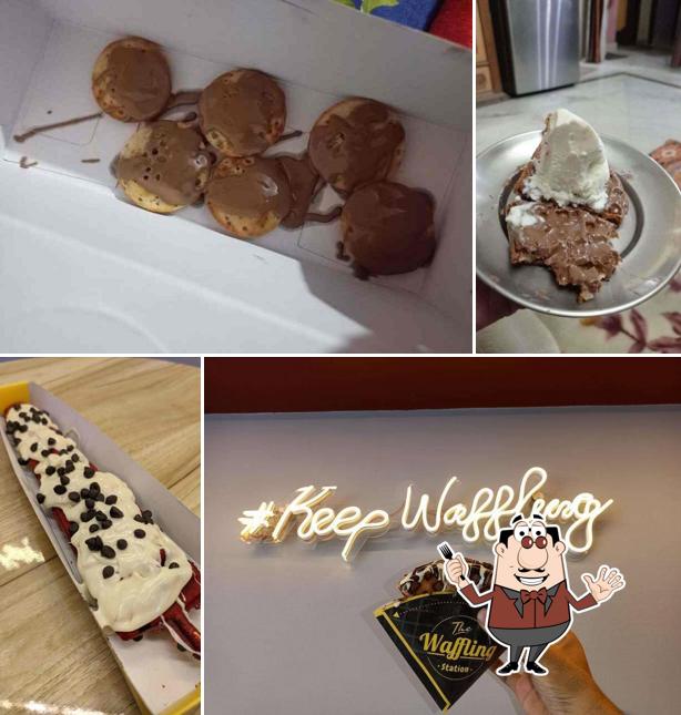 Chocolate mousse at The Waffling Station