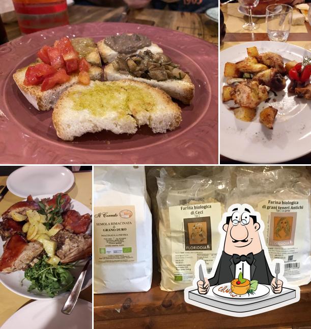 Platti al Trattoria Sbrana