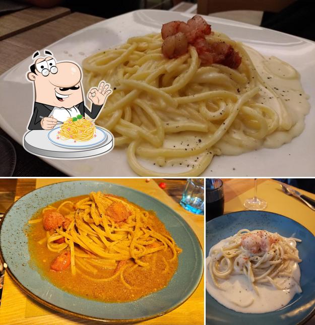 Spaghetti alla carbonara al A Putia di Giugiò