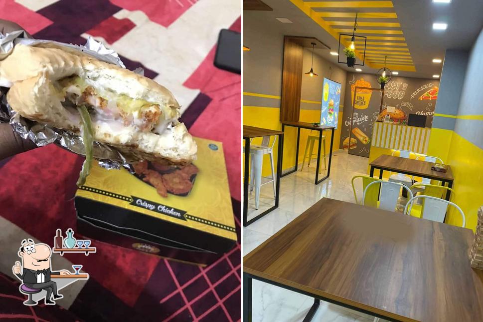 The interior of Club 10 Chicken