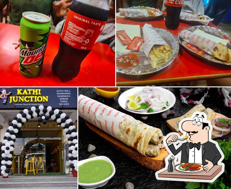 Food at Kathi junction