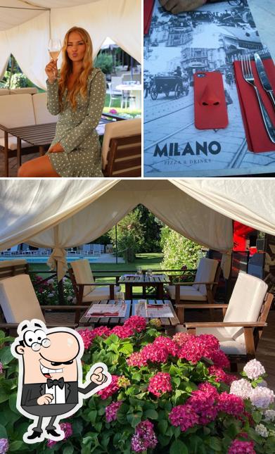 Questa è la immagine che raffigura la interni e esterno di Milano Pizza & Drinks