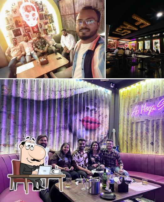 Take a seat at one of the tables at Pankha Fast (Virar)