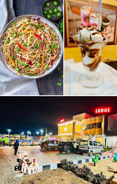 The restaurant's food and exterior