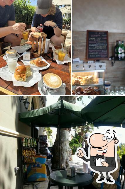 Gli interni di Bar Al Platano