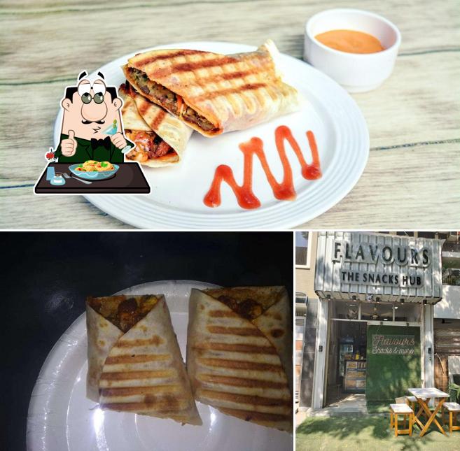 Among different things one can find food and interior at Flavours Snacks Hub