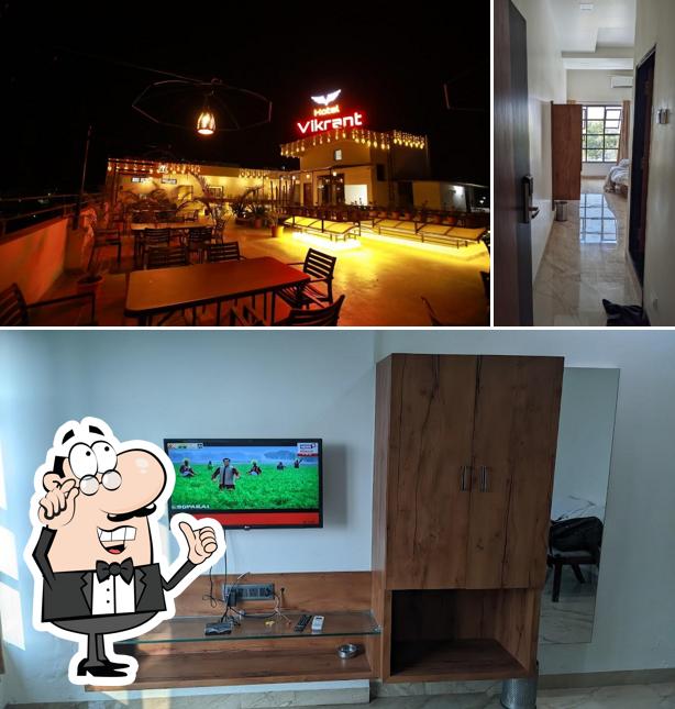 The interior of Hotel Vikrant