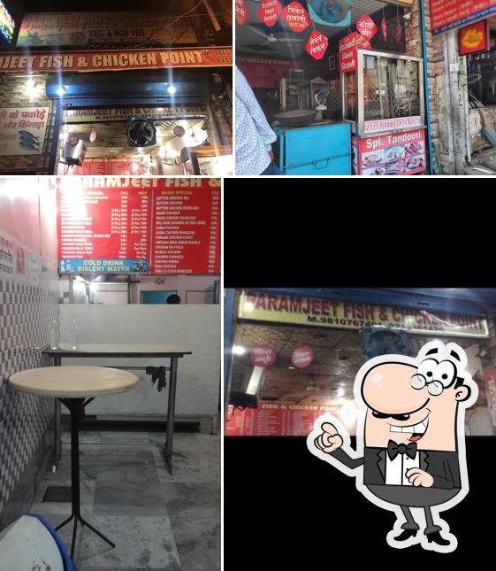 The interior of PARAMJEET FISH AND CHICKEN POINT