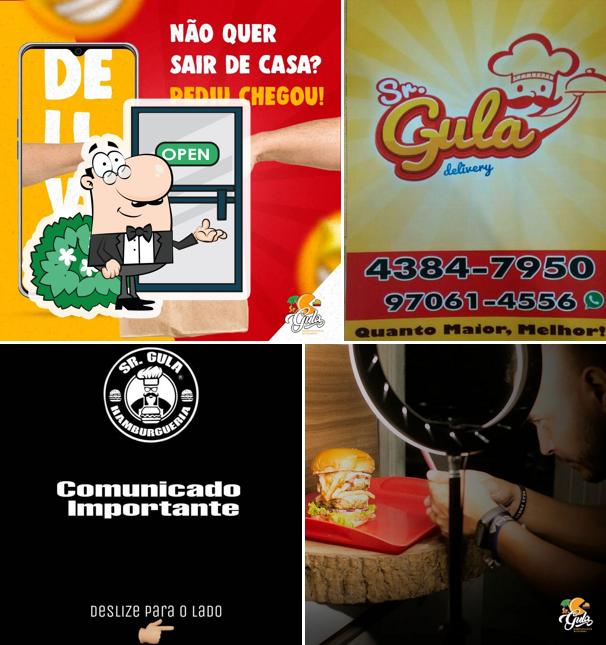 O exterior do Sr Gula hamburgueria