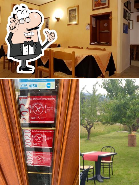 Gli interni di Trattoria L'Oasi