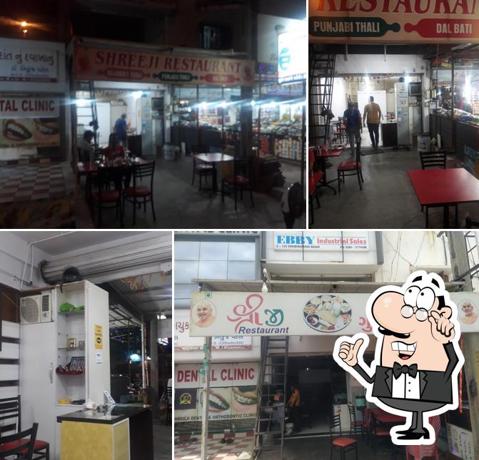 The interior of Shreeji Restaurant - A Real Kathiyawadi Taste