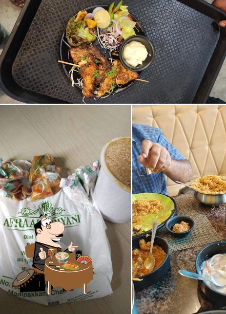 Food at Afraaz Biriyani