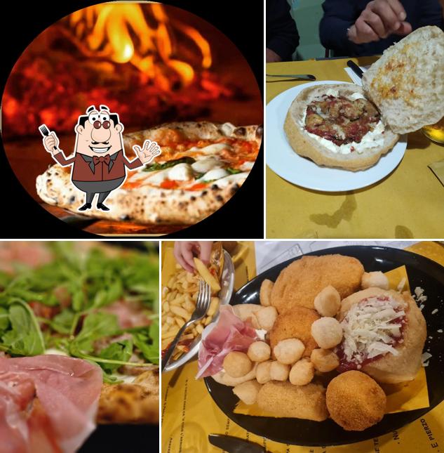 Platti al Pizzeria Funiculì