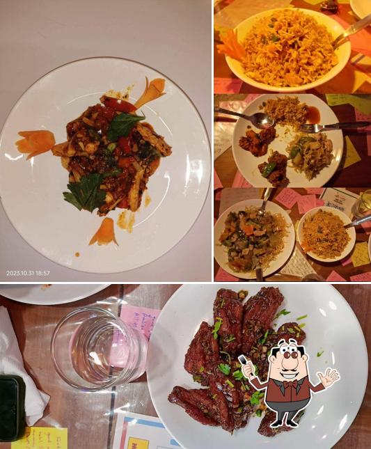 Meals at Crimson dragon Chinese restaurant