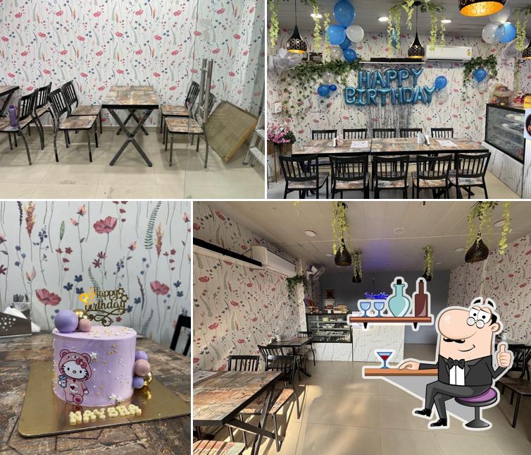 The interior of Bakeio Cafe