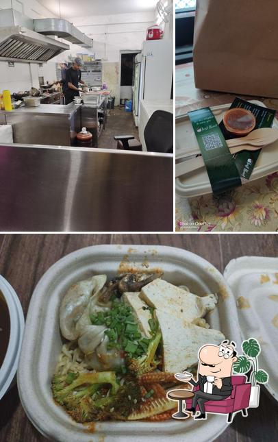 The interior of Just Thai Bhopal