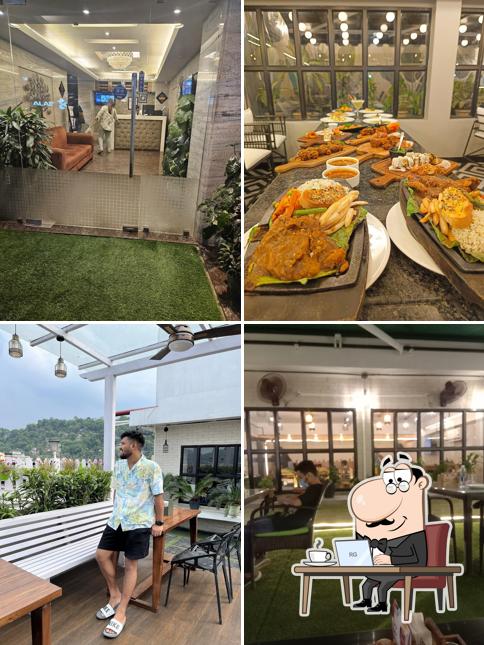 Check out how Olive Garden Rooftop Restro Cum Bar looks inside