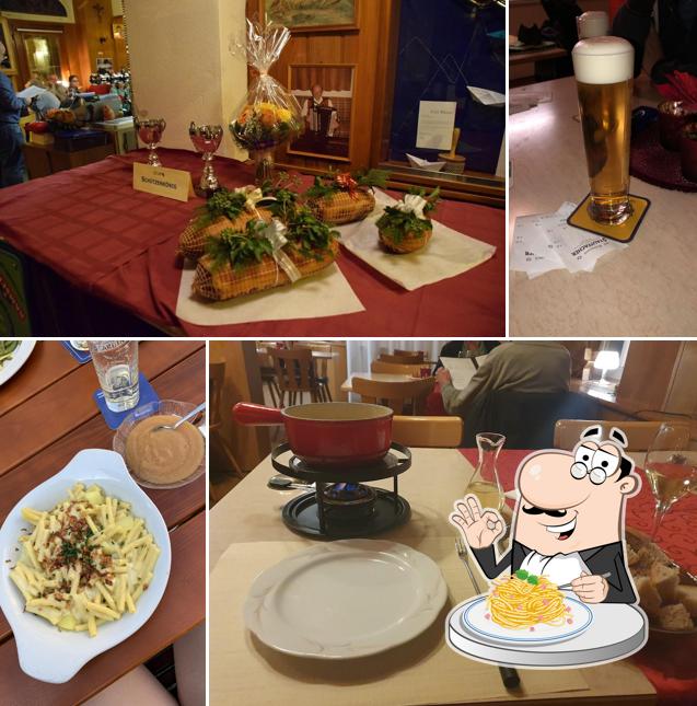 Spaghetti alla carbonara al Restaurant Stauffacher