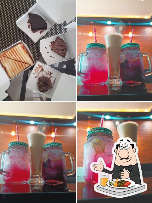 Take a look at the picture depicting food and drink at IFruit Kottayam