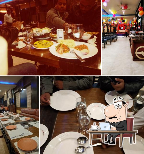 The interior of Gulmohur Restaurant