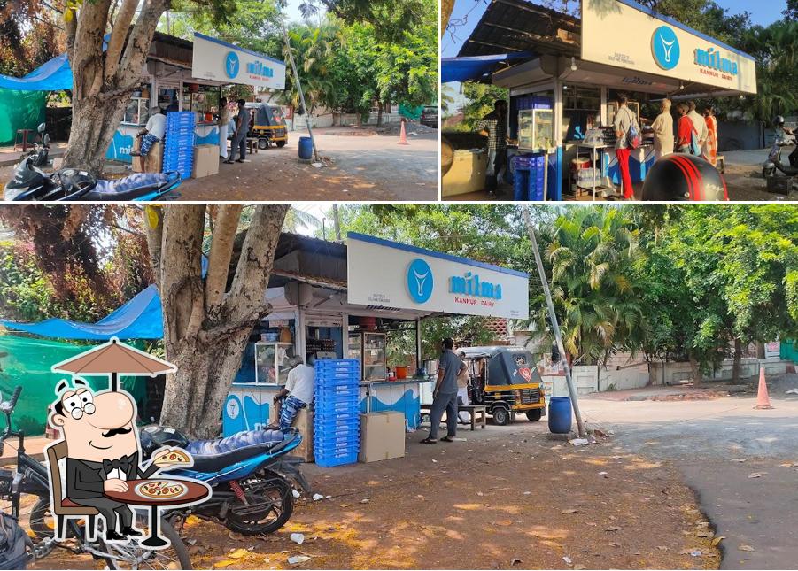 Check out how Milma Booth and Tea Shop (Devattan's) looks outside
