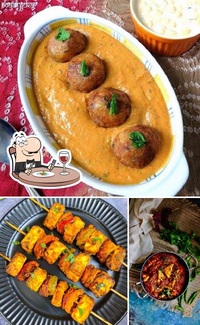 Food at Satnam pure Punjabi dhaba