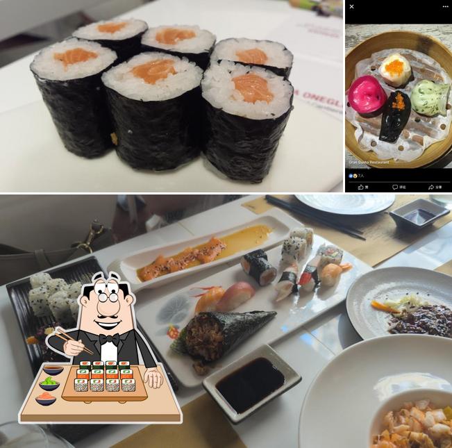 Scegli le varie opzioni di sushi