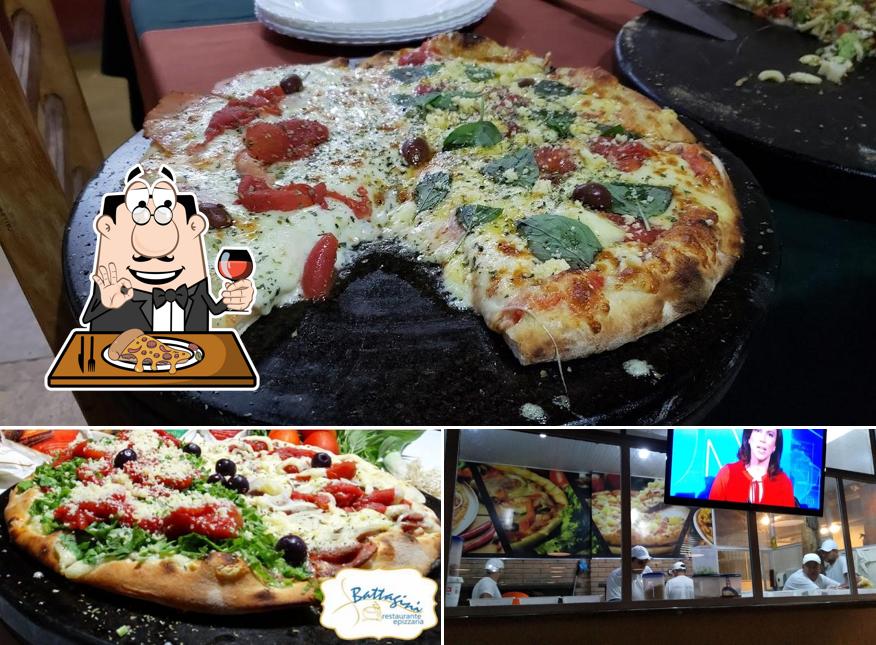 Consiga diferentes tipos de pizza