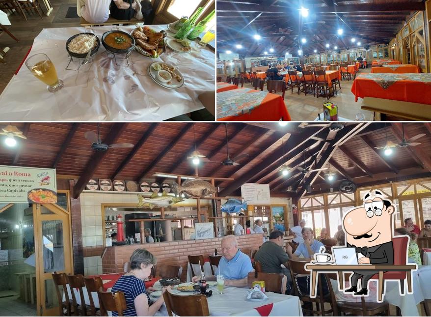 O interior do Restaurante Gaeta