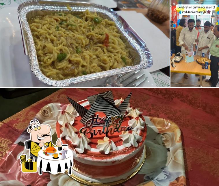 The Pizza Box, Maudaha is distinguished by food and interior