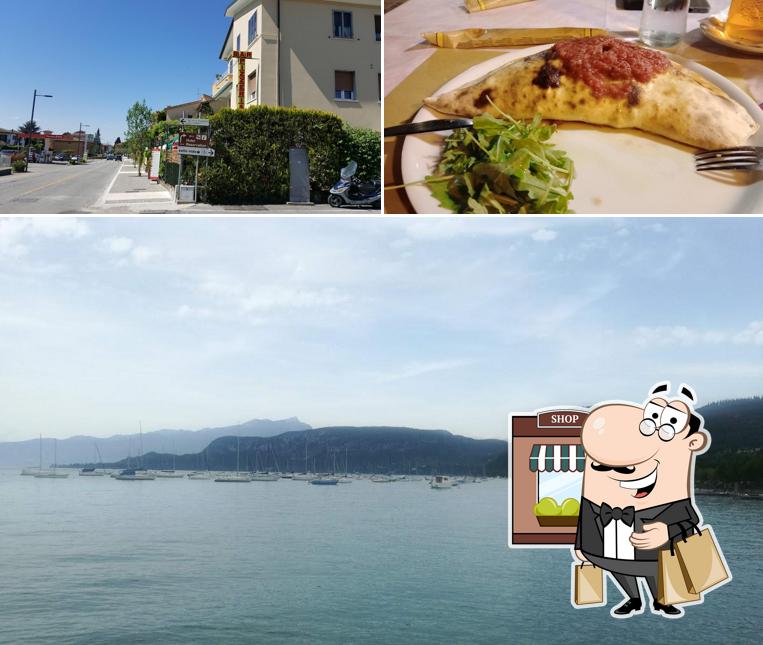 La immagine della esterno e cibo di Bar Pizzeria Milano di Gallizioli Luigi Renzo