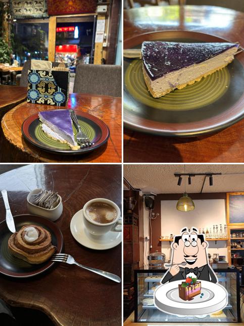 Chocolate cake at Gallery cafe