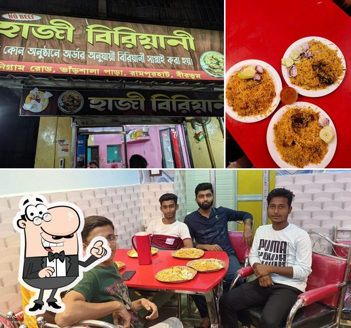 The interior of Hazi Biriyani