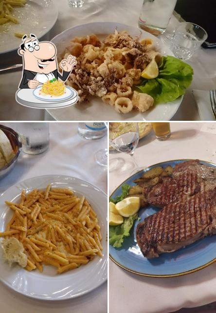 Spaghetti alla carbonara al Ristorante Pizzeria Al Grillo