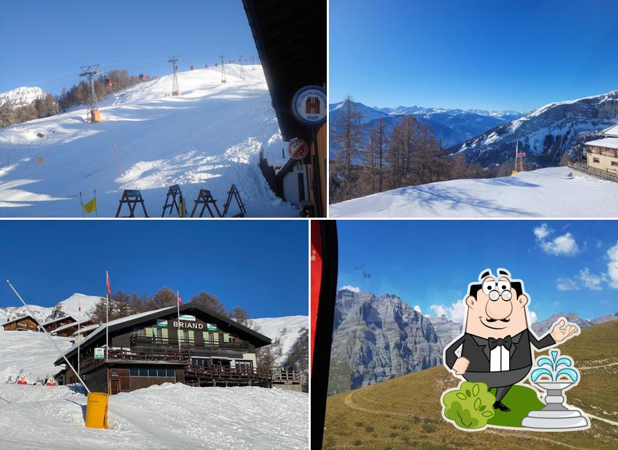 Goditi la vista dagli esterni di Briand