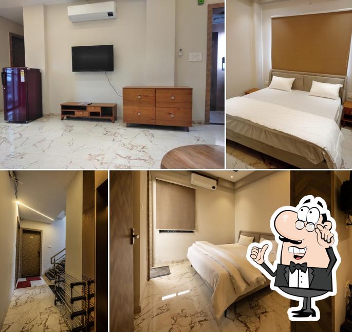 The interior of Vijaya's Homestay Indore