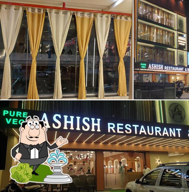 Enjoy the view at the outside area of Ashish Restaurant& banquet