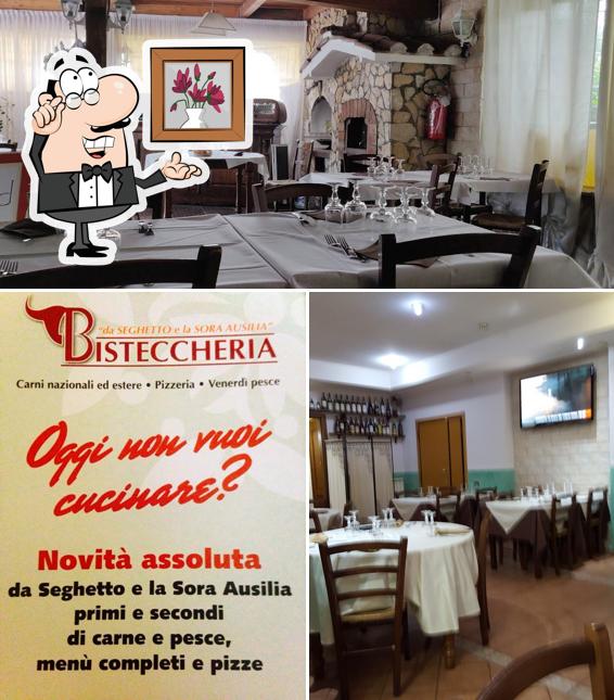 Gli interni di Da Seghetto E La Sora Ausilia