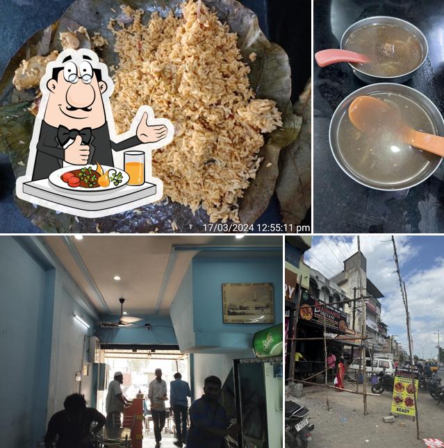 The picture of food and interior at Rahmania Biriyani