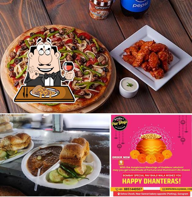 At Bombay Special Pav Bhaji, you can enjoy pizza