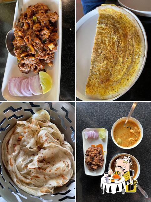 Meals at Dosa parotta cafe by Chef Aswathy